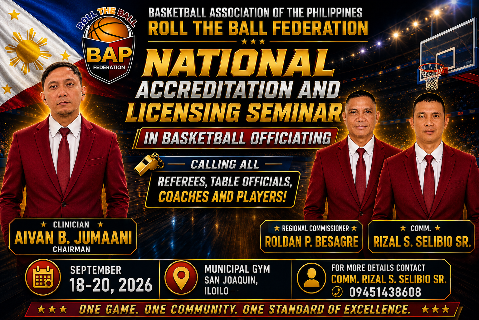 BAP ROLL THE BALL FEDERATION INC- SAN JAOQUIN ILOILO